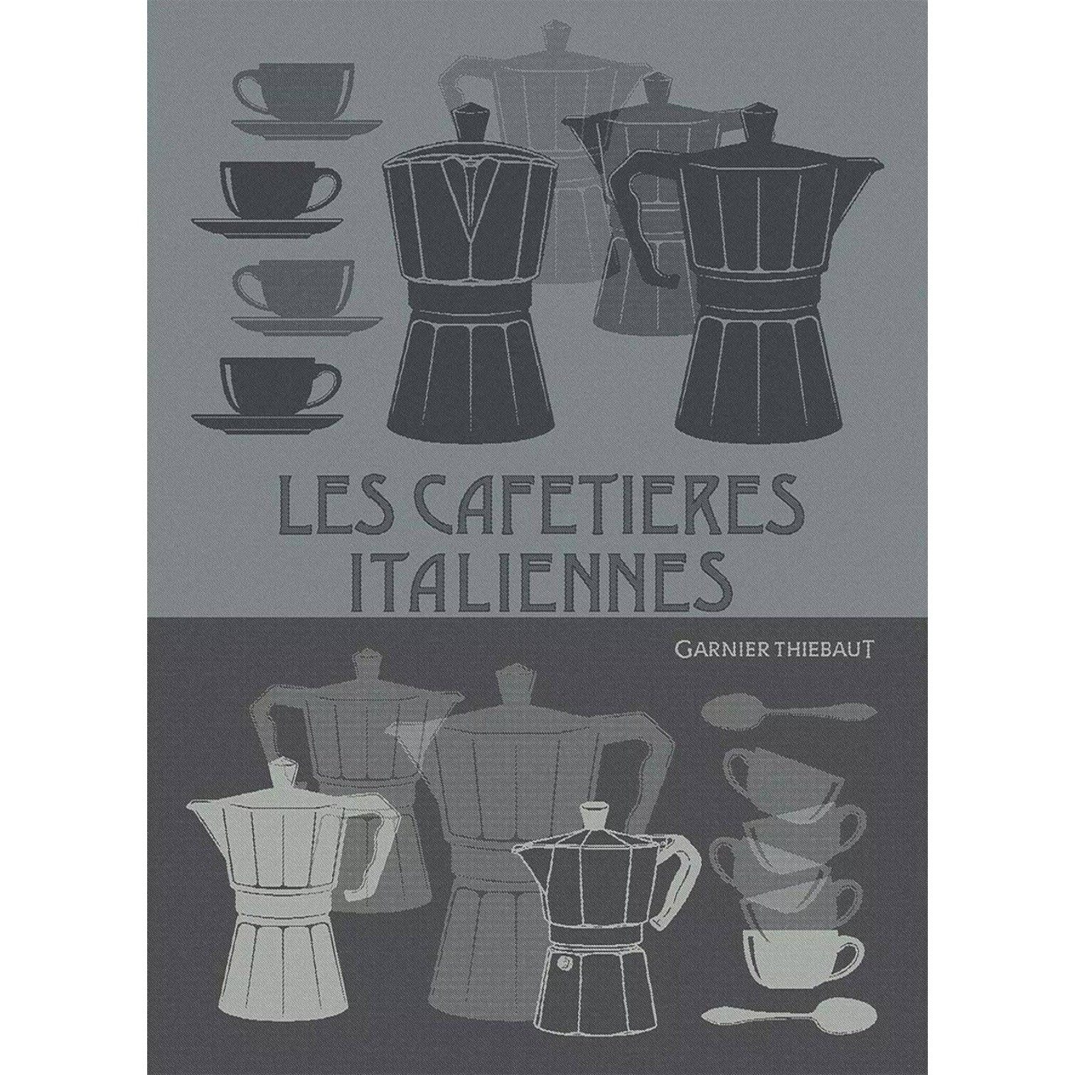 Garnier Thiebaut Geschirrtuch Cafetiere Italienne Vert de Gris von Garnier Thiebaut