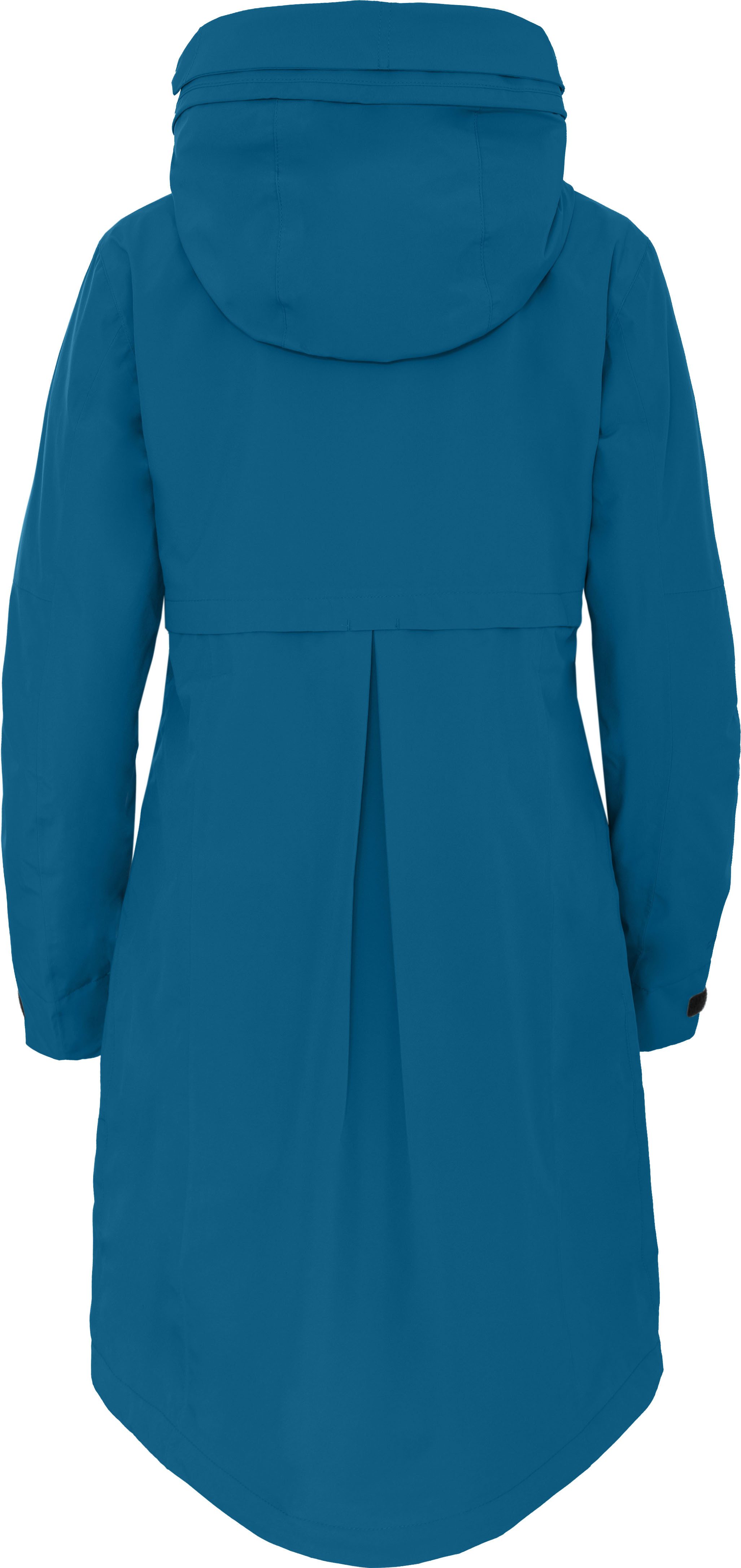 Bergson Wintermantel VERLA Damen Regenmantel, Normalgrößen, Saphir blau – Bild 4 von 5