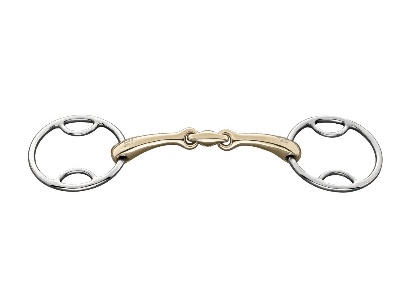 SPRENGER gebrochenes Gebiss Dynamic RS Multi Ring 16 mm doppelt gebrochen - Sensogan