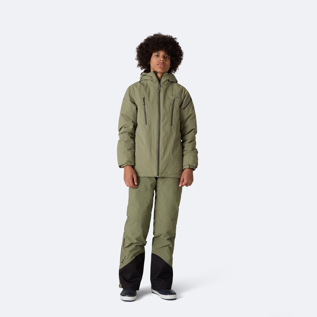 Isbjörn Skijacke Carving Winter Jacket Teens Wasserdichte, atmungsaktive Winterjacke für Kinder mit verlängerbaren
