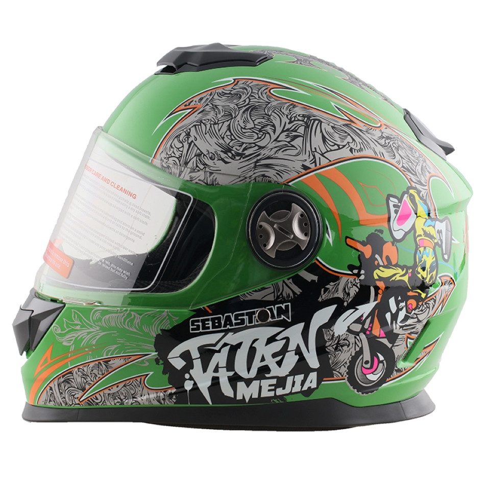 FunSport-Factory Motocrosshelm Mejia Kinder Integralhelm Motocross Helm Kinder Motorradhelm Offroad