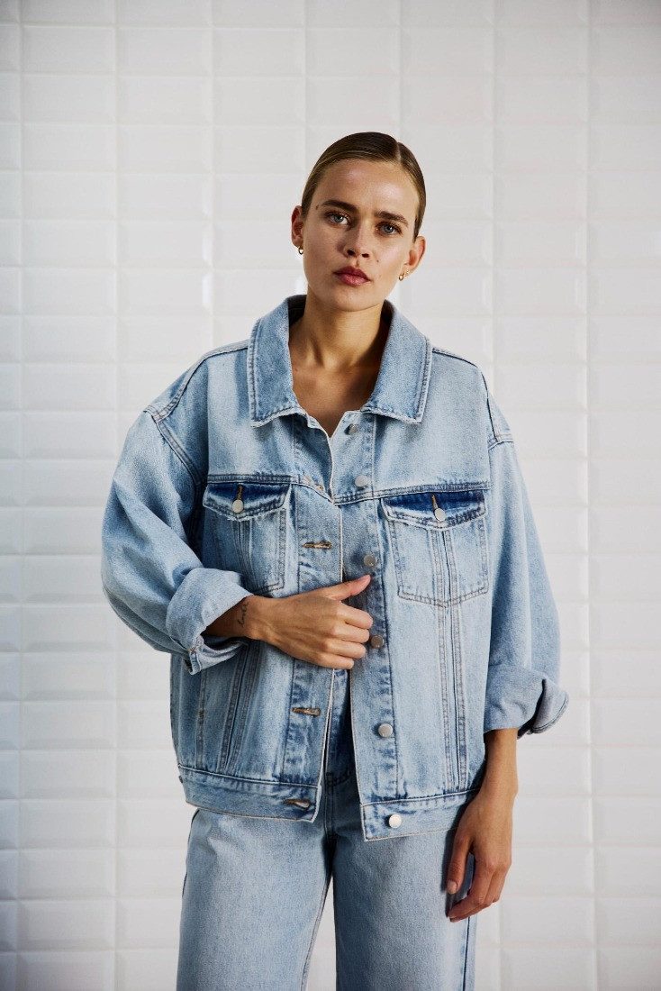 WithBlack Jeansjacke