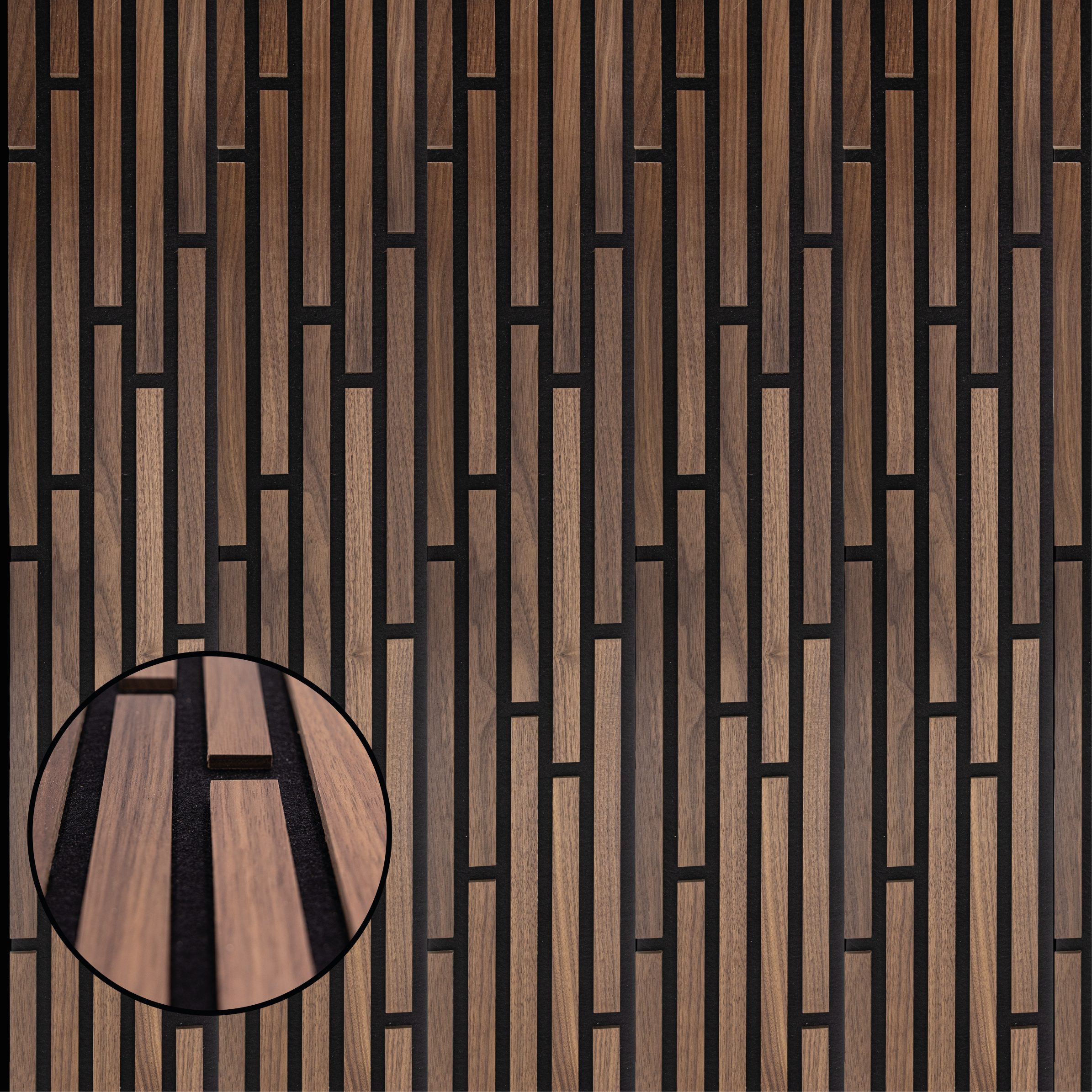 wodewa GmbH Wandpaneel - Akustikpaneel Akzent -, BxL: 16x120 cm, 0,19 qm, (Stück, 0,19 m) 3D-Optik, Schallreduzierung