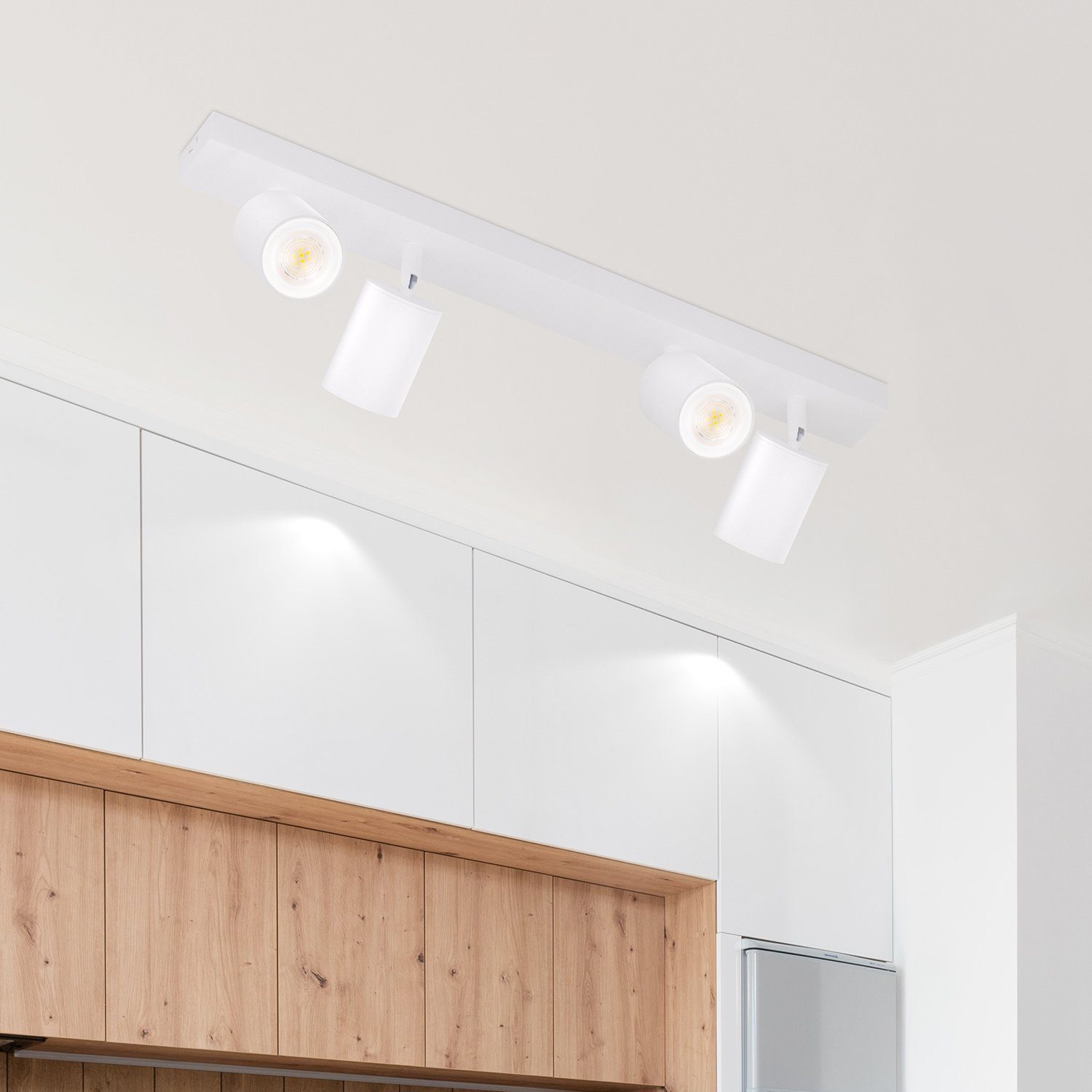 Nettlife Deckenstrahler Weiß GU10 Modern Deckenleuchte günstig online kaufen