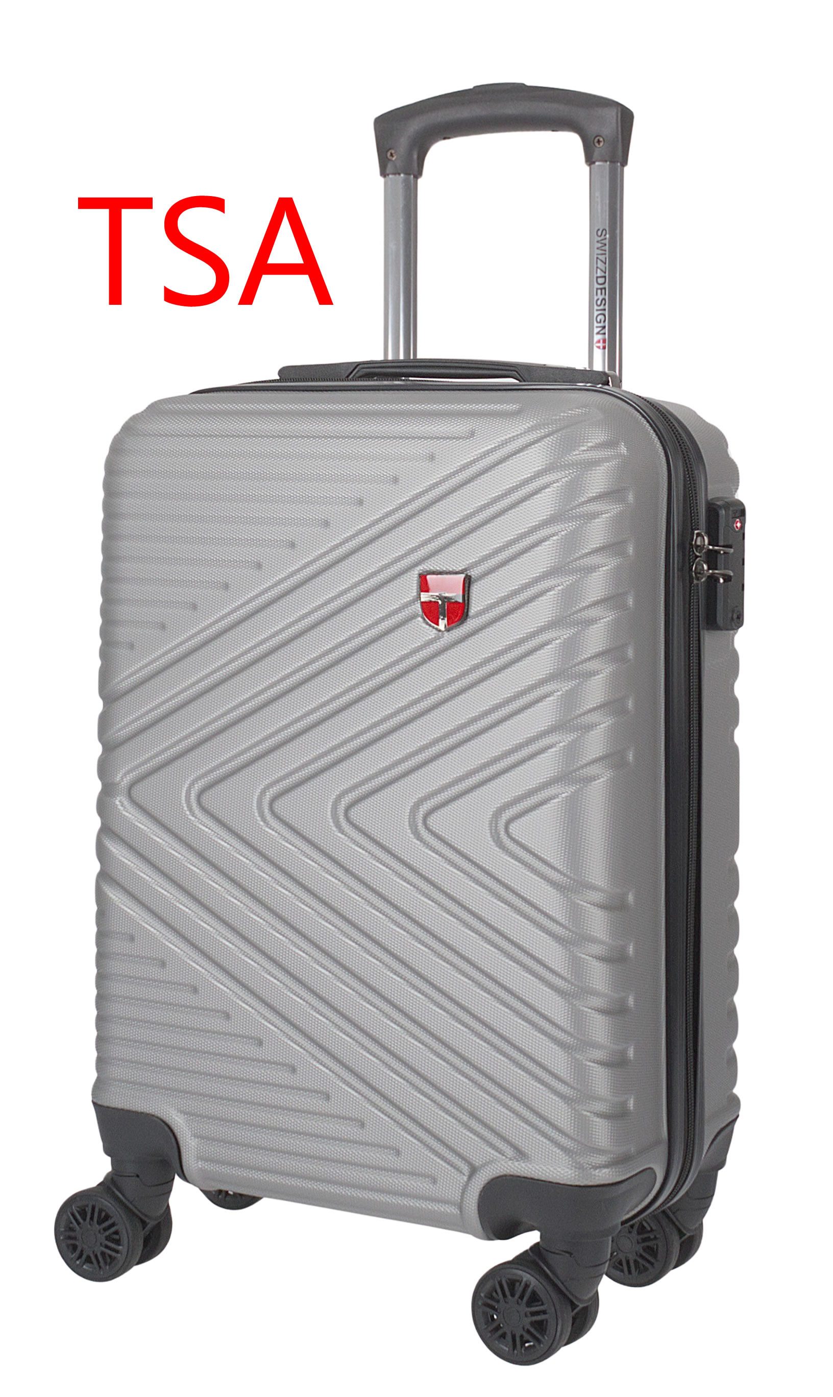 SWIZZDESIGN Handgepäckkoffer Koffer 50 cm 35 Liter Hartschalenkoffer Trolle günstig online kaufen
