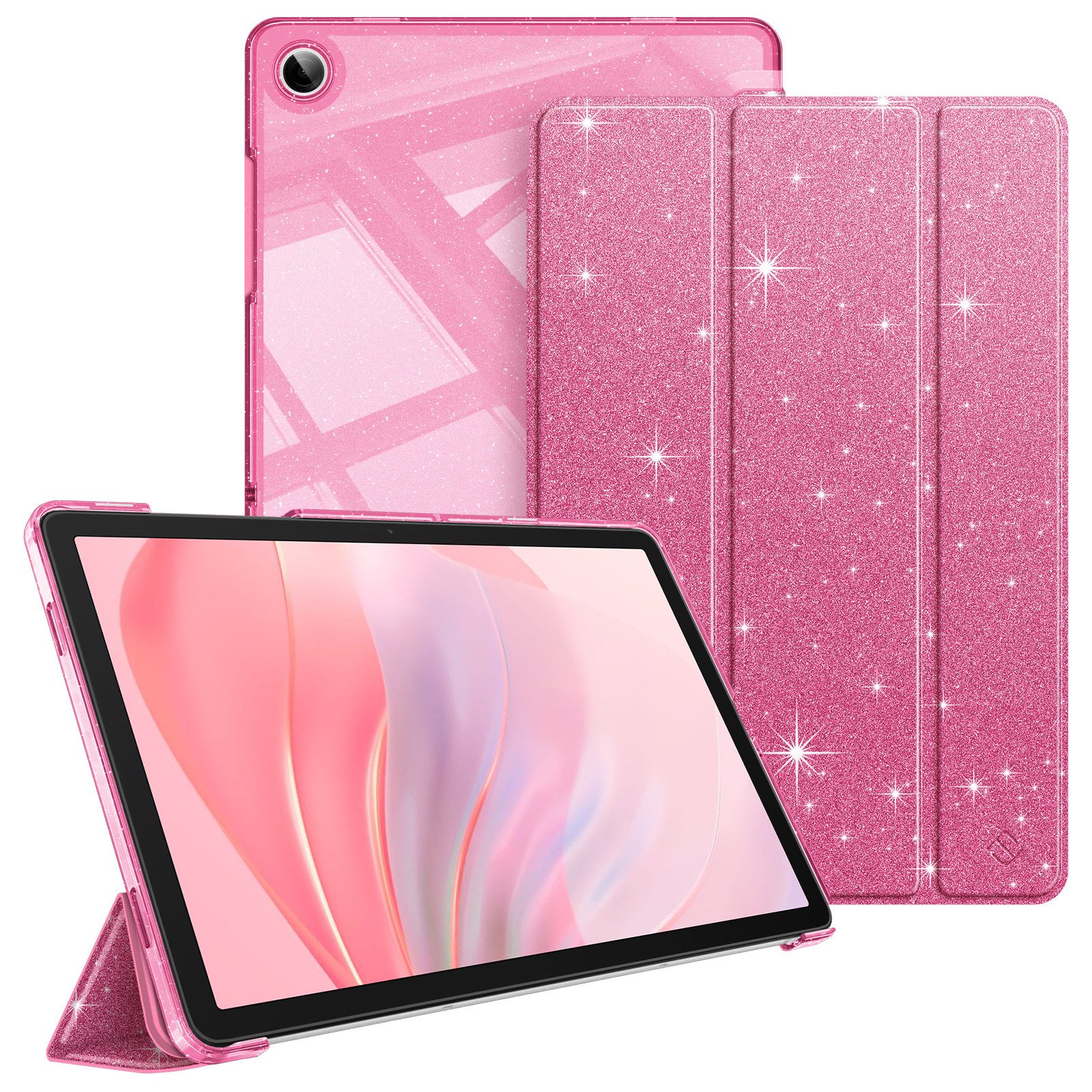 Fintie Tablet-Hülle für Samsung Galaxy Tab A11+ Plus 11" 2025 / Tab A9+ Plus 11 Zoll 2023 11 Zoll, Ultradünn Schutzhülle mit Translucent Rückseite in Matt-Optik Cover
