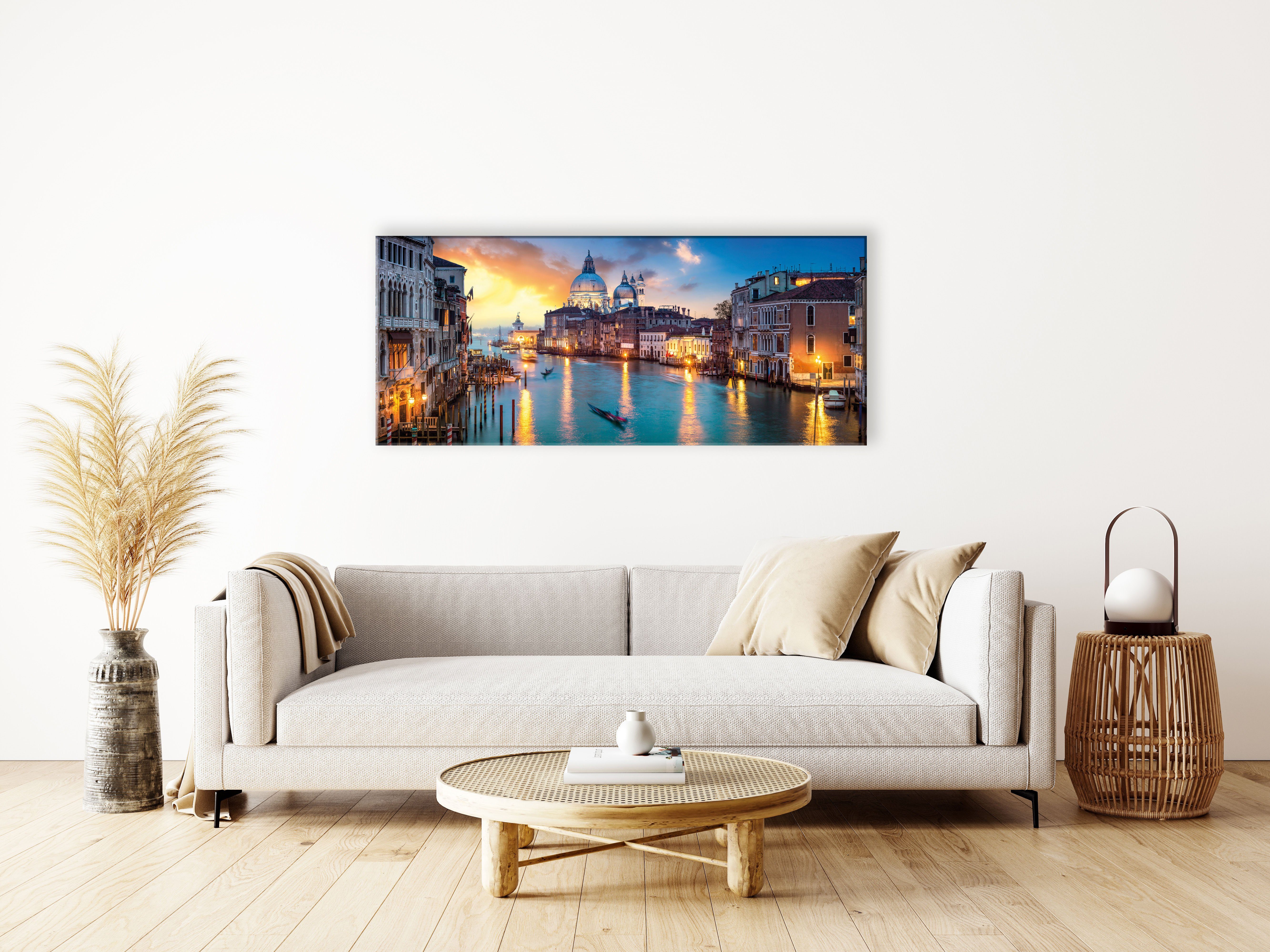 Bönninghoff Leinwandbild Wandbild VENEDIG XXL – Leinwandbild Keilrahmen Deko modern, Boote & Schiffe, Stadt, Venedig (1 St), auf Keilrahmen gespannt – Bild 2 von 5