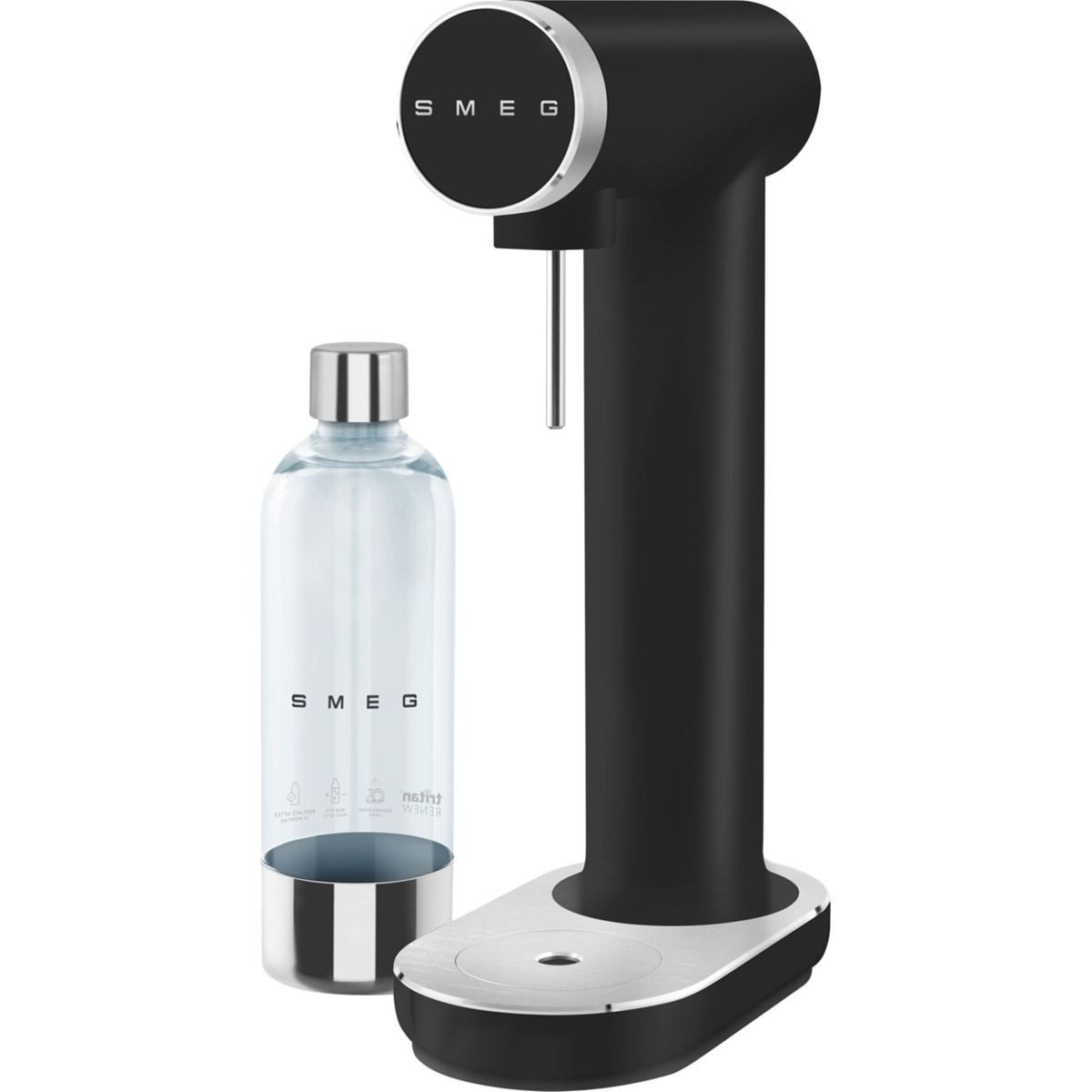 Smeg Wasseraufbereiter SKC01BLM Wassersprudler Schwarz-Matt