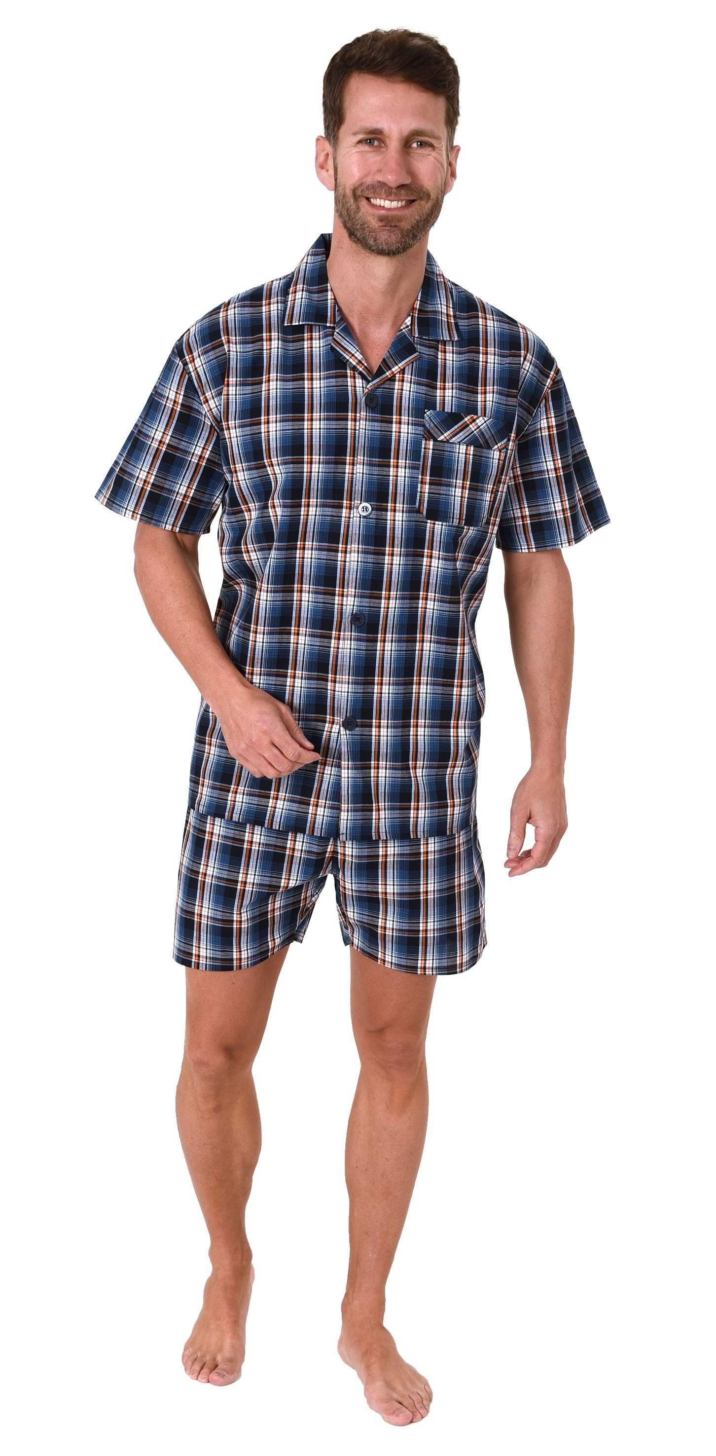 Normann Pyjama Herren Schlafanzug Shorty Pyjama günstig online kaufen