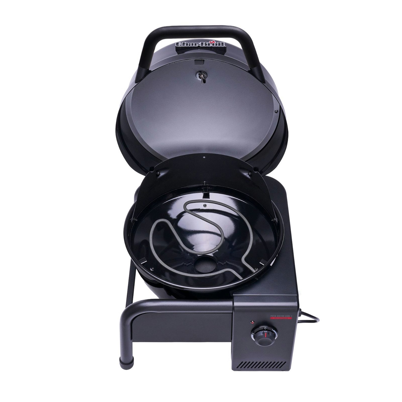 Char-Broil Elektrogrill PATIO BISTRO CUBE E, 1500 W, antihaftbeschichtet, Schwarz