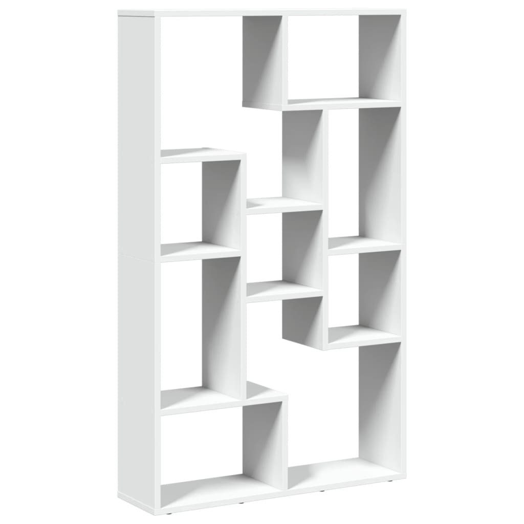 vidaXL Bücherregal Bücherregal Weiß 72x20x120 cm Holzwerkstoff, 1-tlg. günstig online kaufen