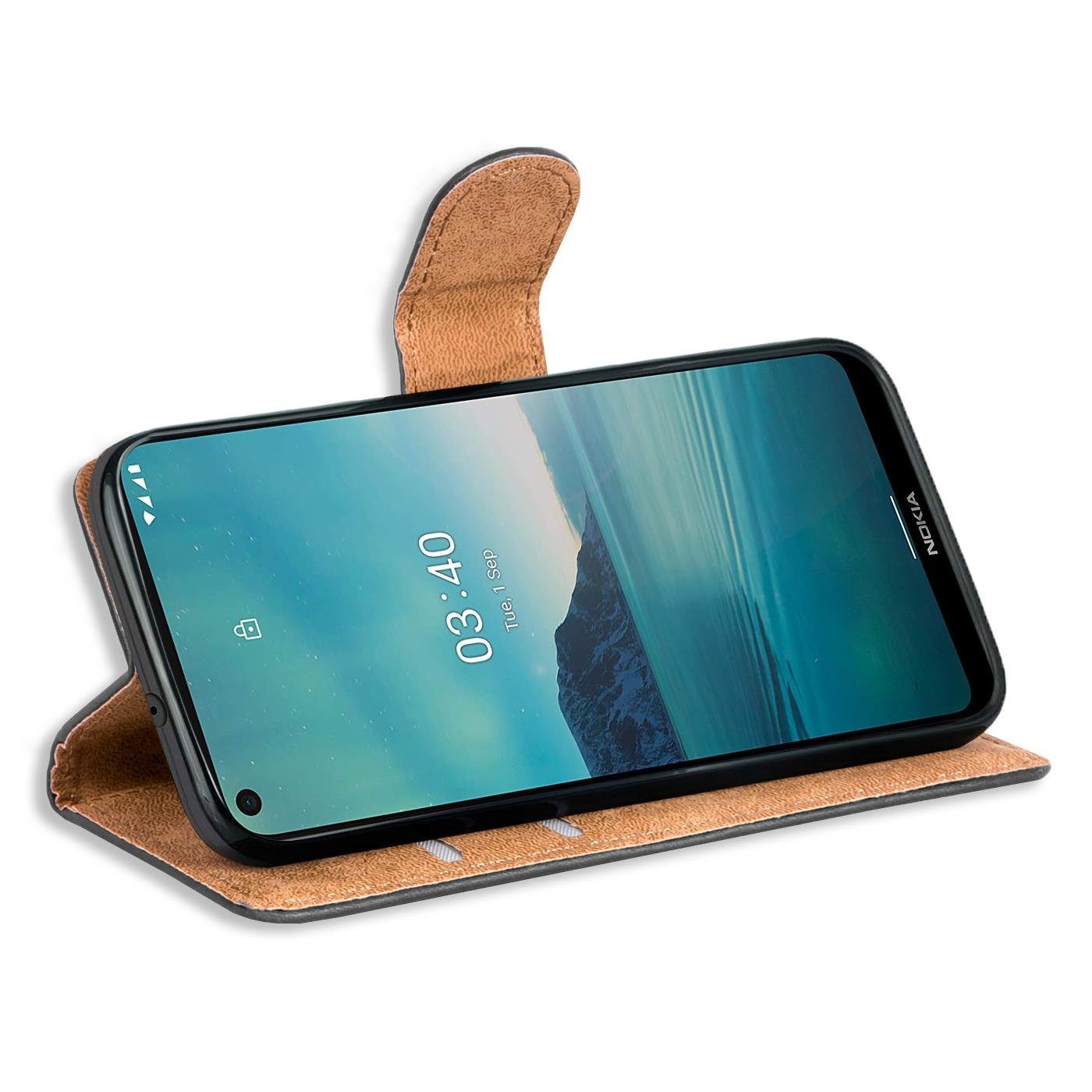 CoolGadget Handyhülle Book Case Handy Tasche für Nokia 3.4 6,39 Zoll, Hülle Klapphülle Flip Cover Etui Schutzhülle stoßfest