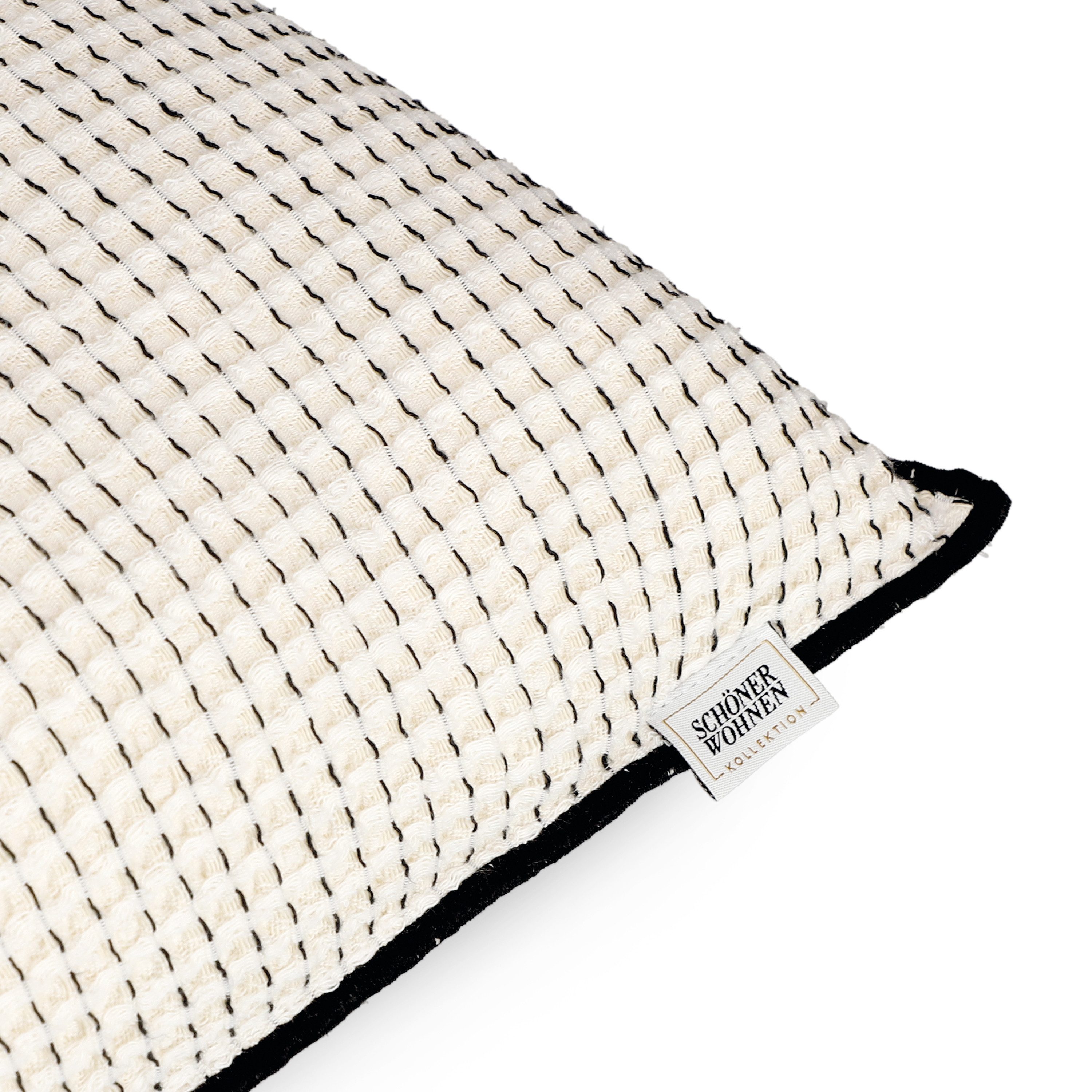 SCHÖNER WOHNEN-Kollektion Dekokissen Flex, mit Waffelstruktur, Kissenhülle