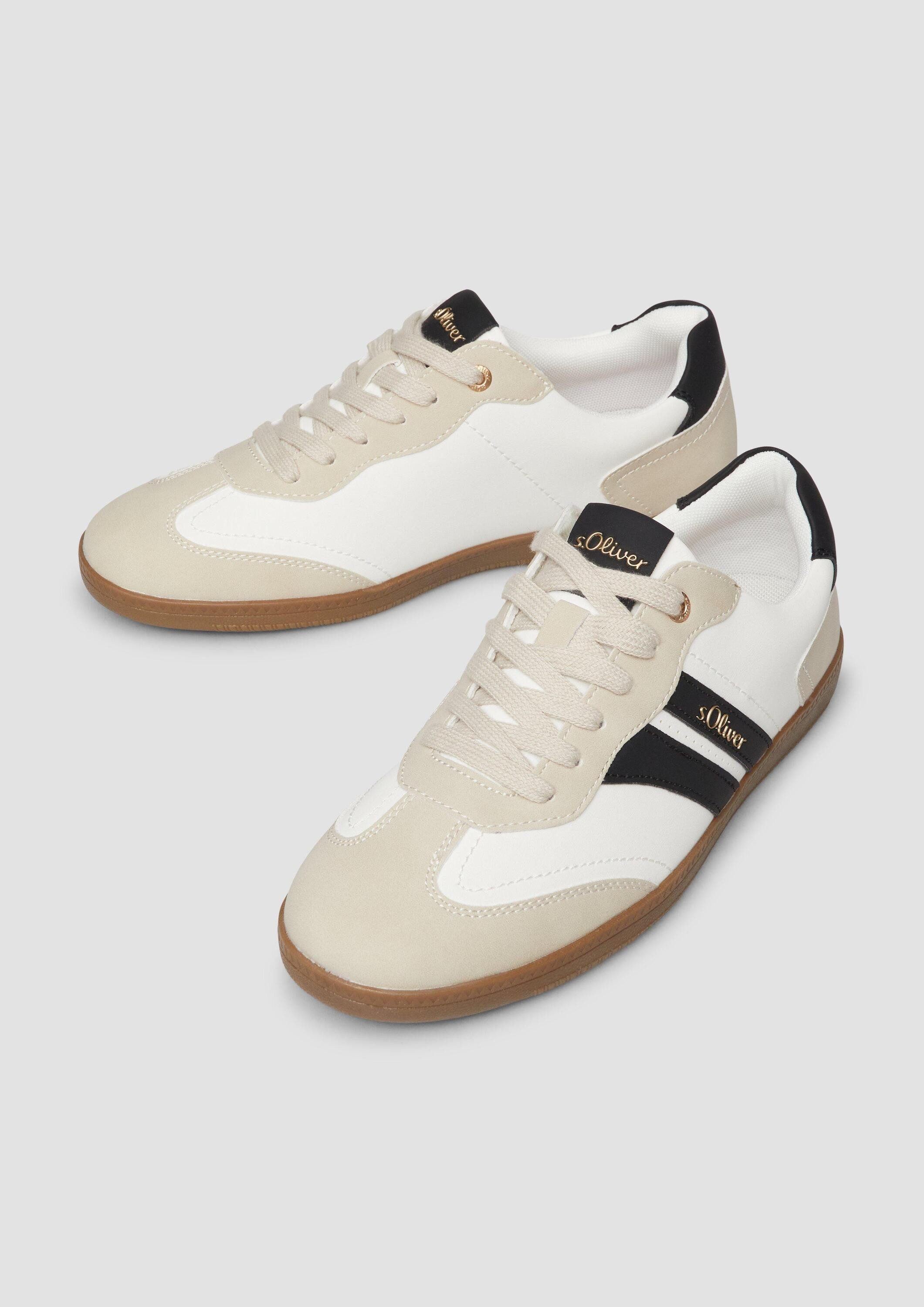 s.Oliver Sneakers Sneaker Sneaker aus Lederimitat
