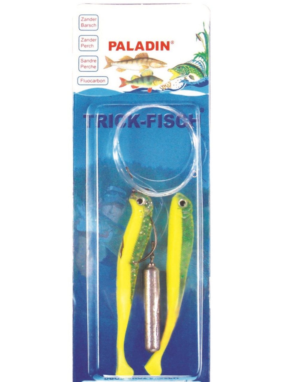 Paladin Dropshot-Haken Paladin Drop Shot System Barsch Forelle gelb