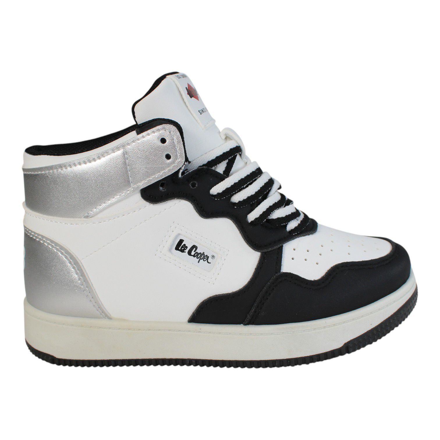 Lee Cooper Trendige Basketball Sneaker für Mädchen Jungen Kinder Gr. 35 bis 39 Basketballschuh BASKETBALL SCHUHE JUNGEN UND MÄDCHEN