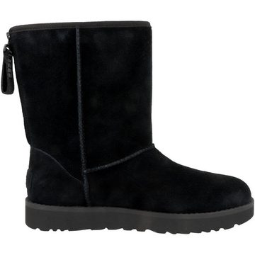 UGG Classic Short Logo Zip Damen Winterboots