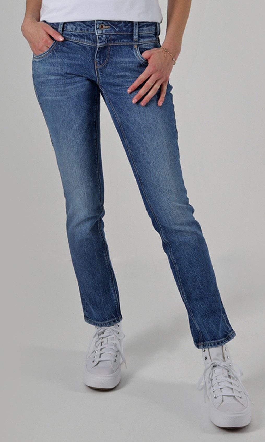 Miracle of Denim Stretch-Jeans MOD JEANS REA spy blue AU23-2019.3685