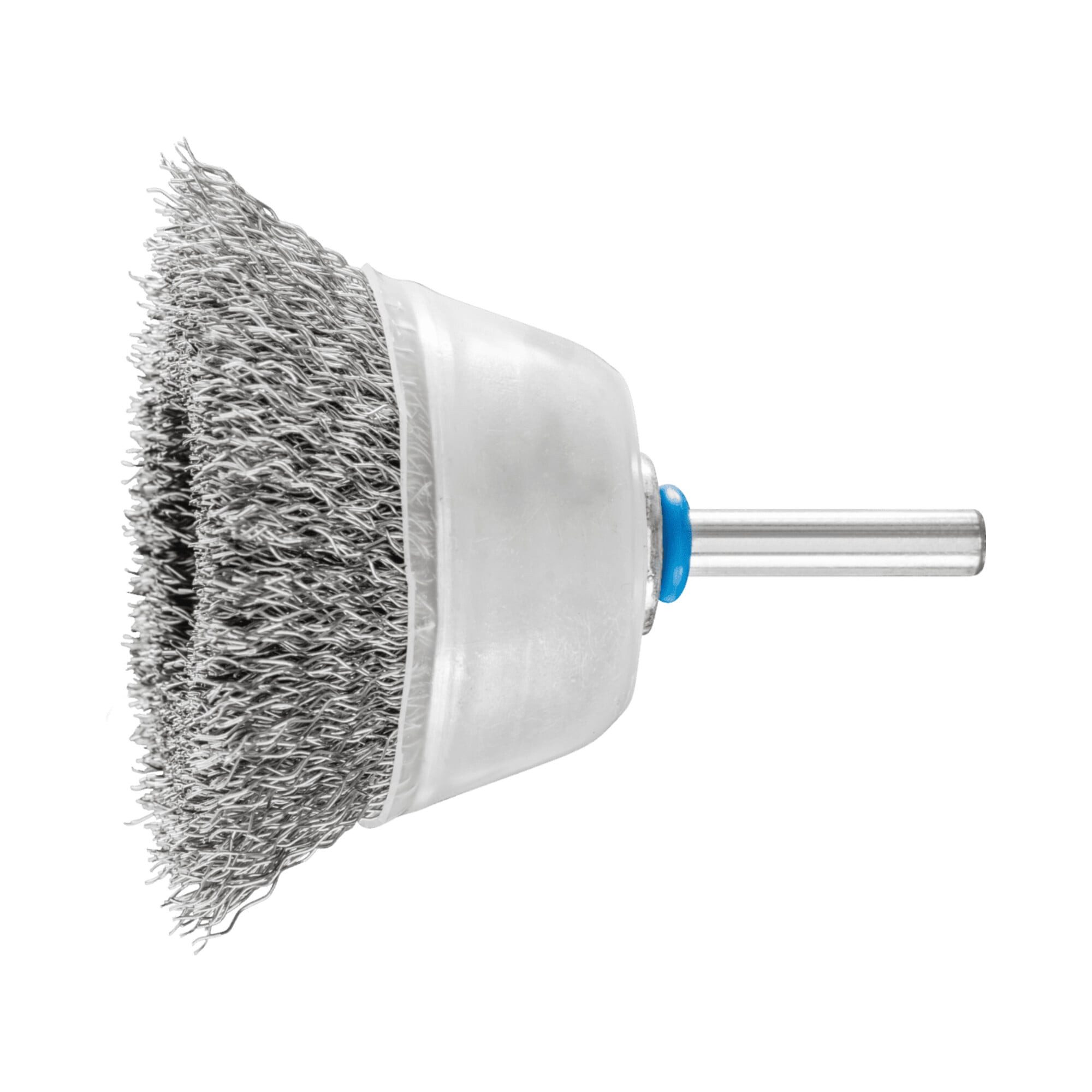 Pferd Rundbürste PFERD TOOLS Topfbürste ungezopft TBU Ø60mm Schaft-Ø6 mm Edelstahl-Drah