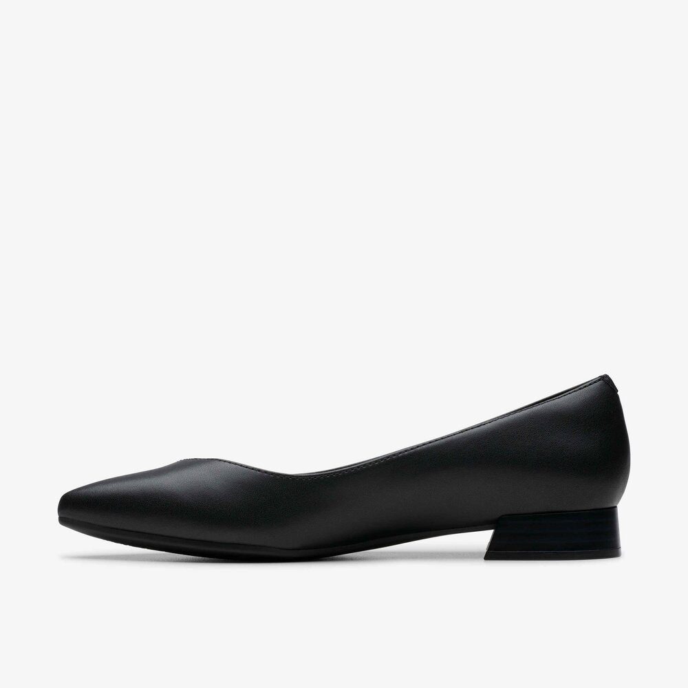 Clarks Clarks - Natalyn Wish Black Leather - Schwarz Ballerina