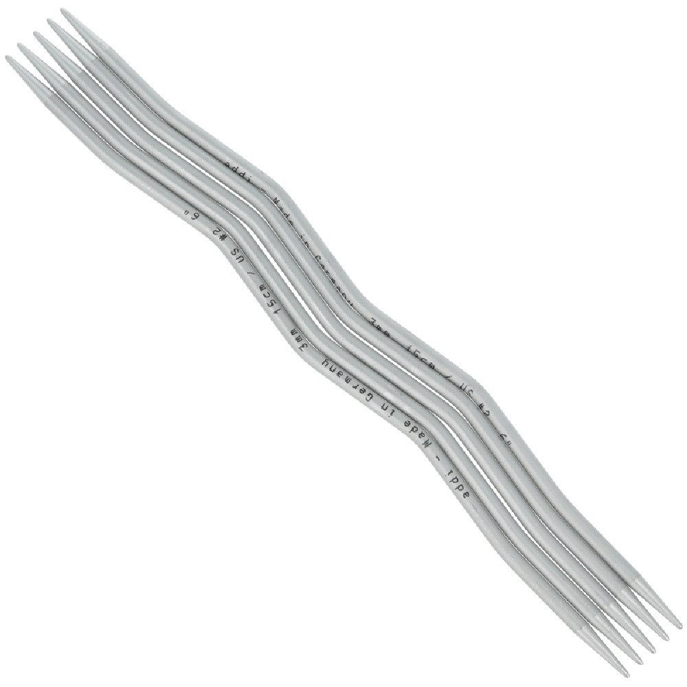 LANG YARNS Stricknadeln addiCraSy Snake Lace Nadelspiel, welliges Nadelspiel für StrickanfängerInnen und LockerstrickerInnen