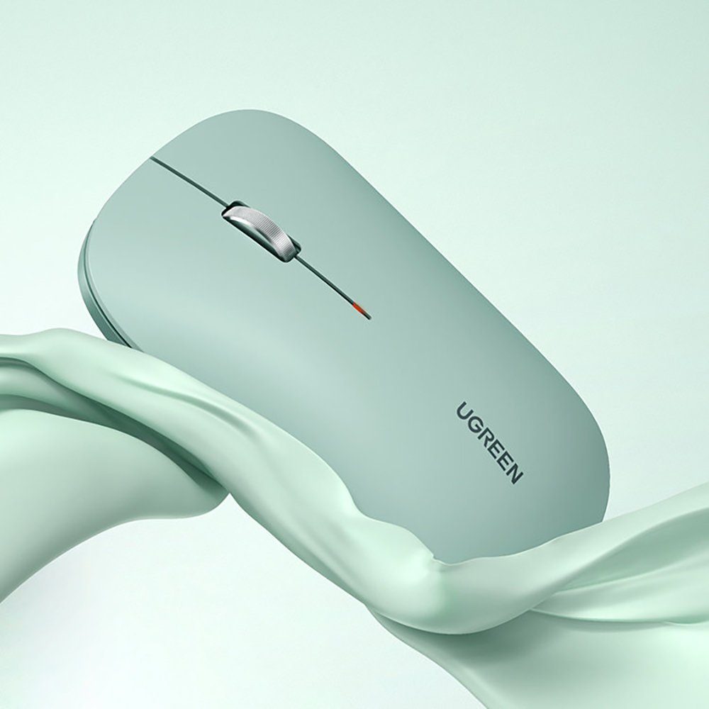 UGREEN PC Maus Wireless Quiet mit max. 4000 DPI, 2,4 GHz Verbindung, USB-Maus Maus