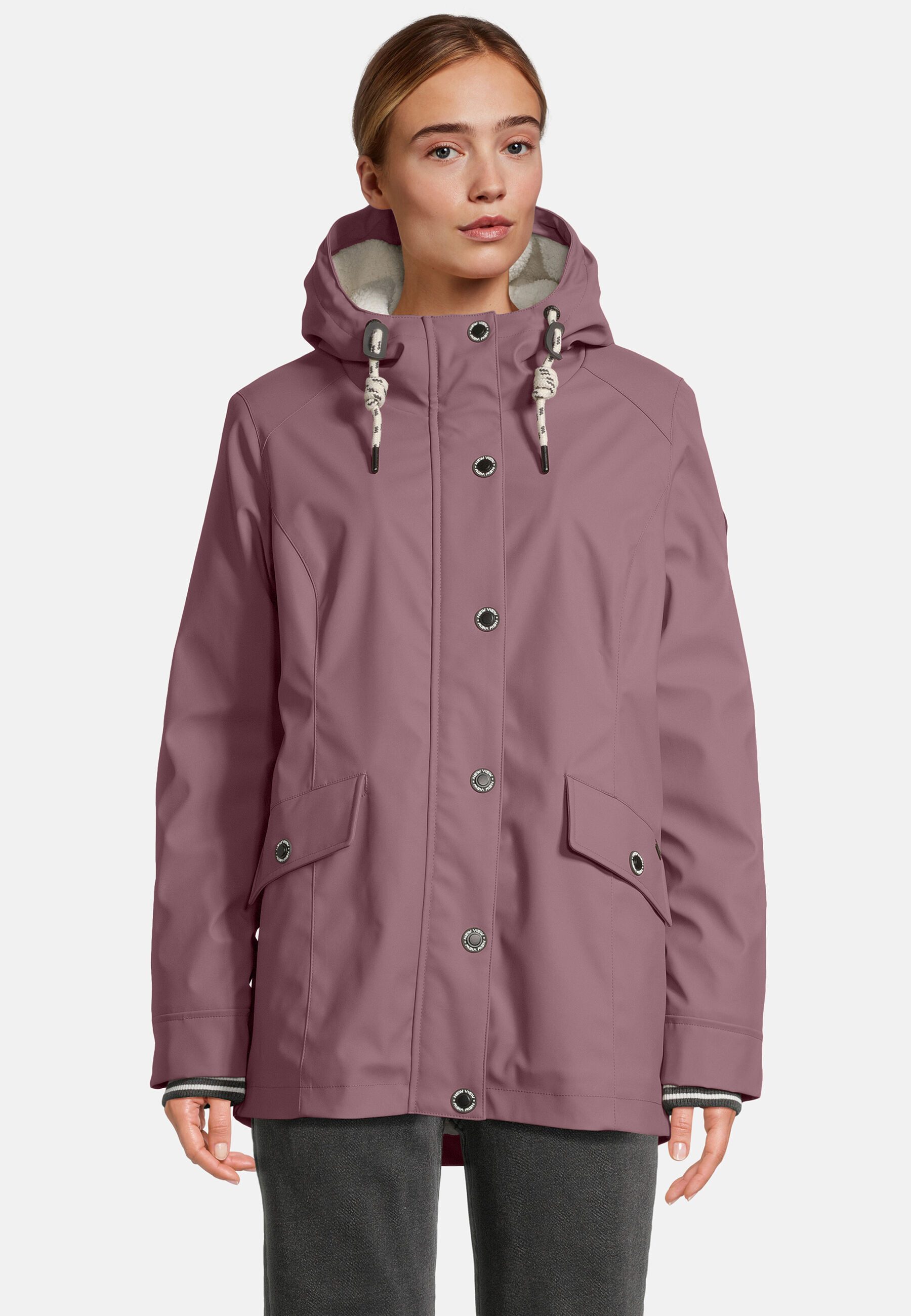 New View Regenjacke Lara mit weitenregulierbarer Kapuze günstig online kaufen