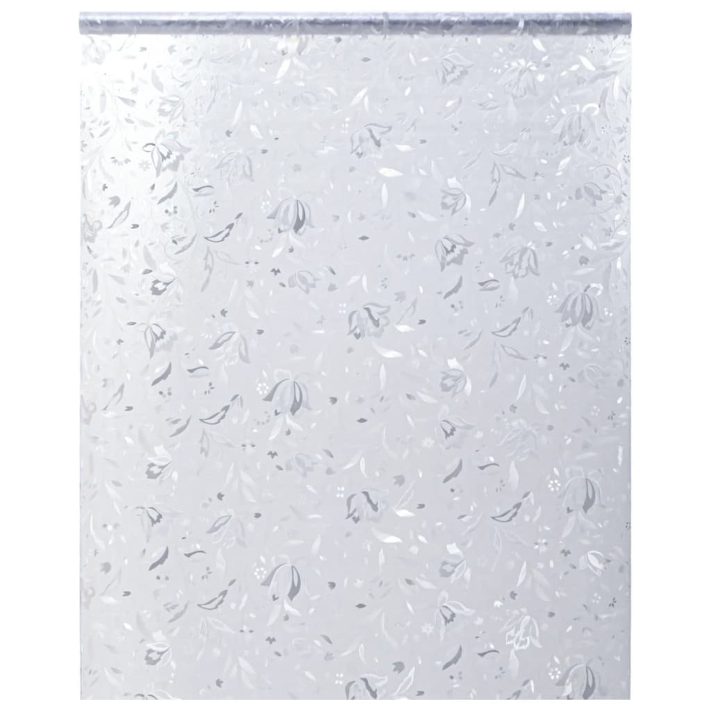 vidaXL Fensterfolie Fensterfolie Matt Blumen-Muster 90x500 günstig online kaufen