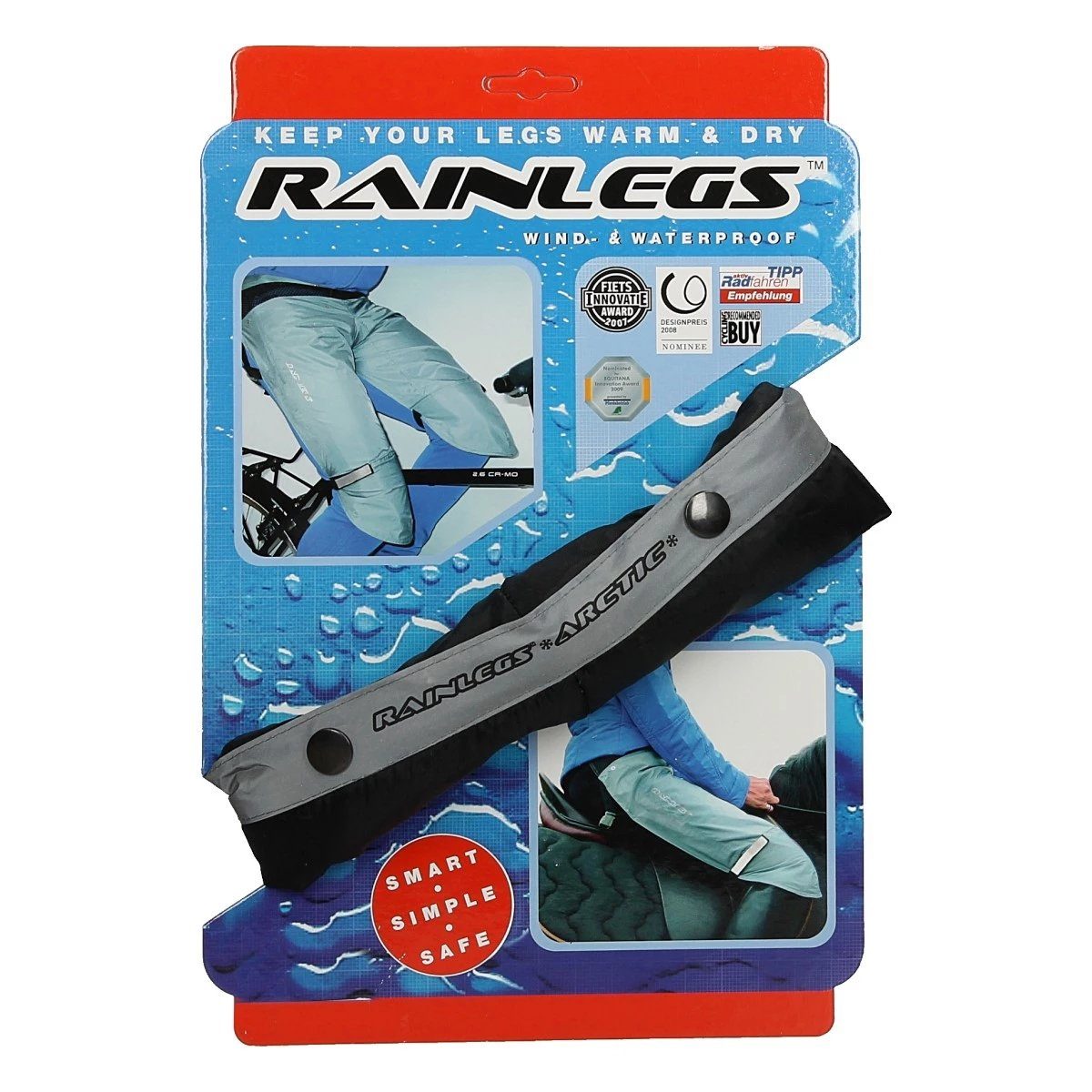 RainLegs Regenhose Rainlegs Regen Beinschützer gelb