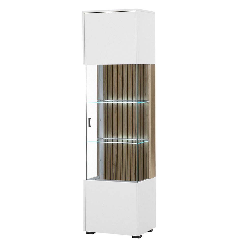 Lomadox Vitrine HUNTER-61 Vitrinenschrank Standvitrine Beleuchtung günstig online kaufen