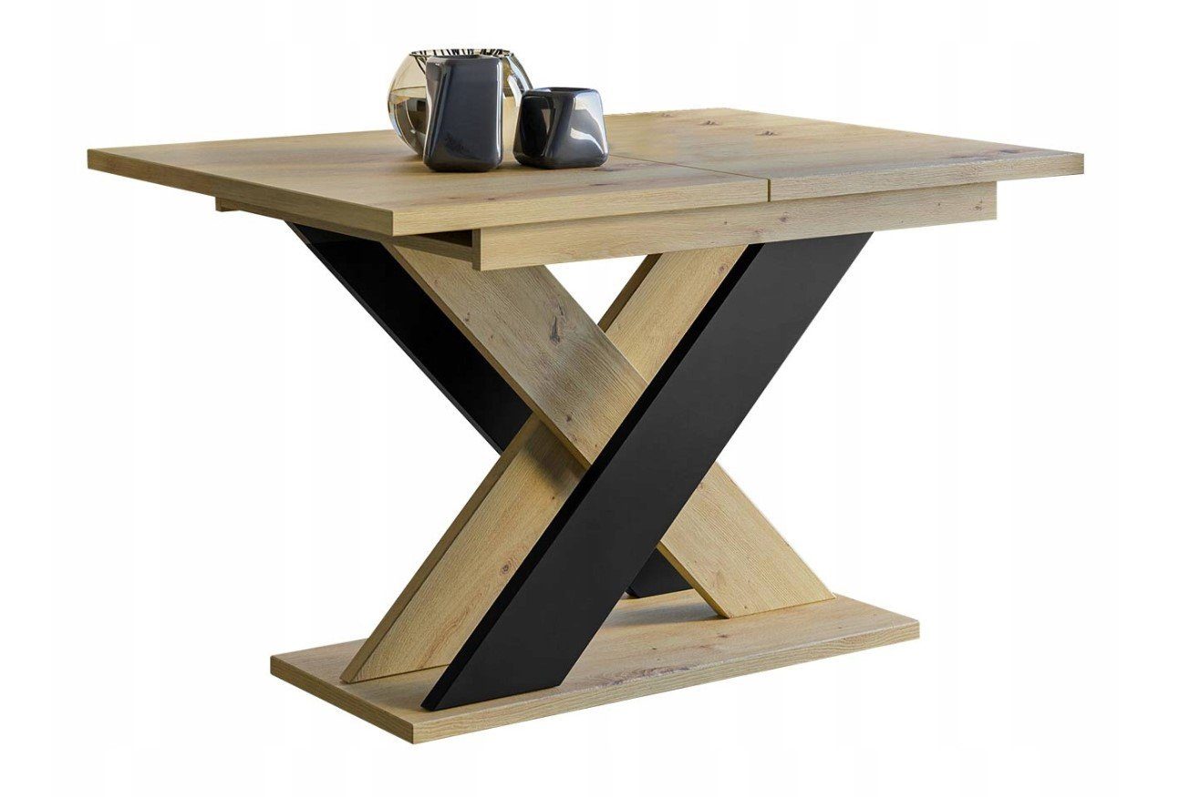 moderne und XAO artisan/schwarz - eine pressiode Ergänzung Esstisch Ausziehbarer Tisch funktionale