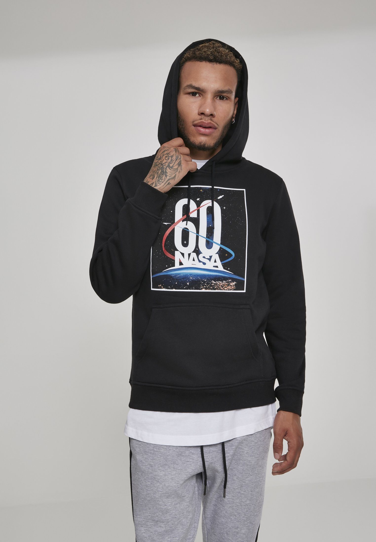 Anniversary 60th MisterTee Hoody Sweater 60th (1-tlg) MT762 Herren NASA NASA black