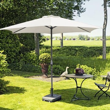 Bettizia Sonnenschirm Sonnenschirm Gartenschirm Neigbar UV40+ Sonnenschutz 2.7m/3.5m, Aluminium/Polyester
