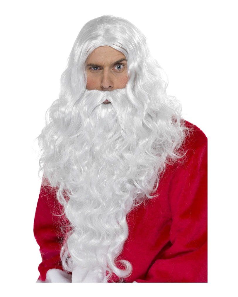 Smiffys Kostüm-Perücke Santa Claus Perücke & Bart