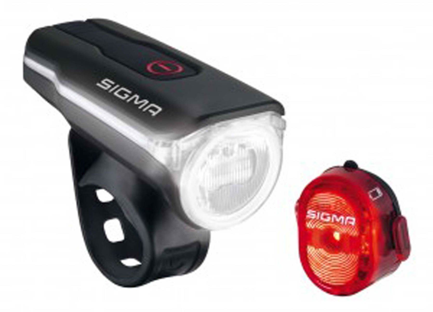 SIGMA Fahrradbeleuchtung »Fahrrad LED Beleuchtung SET Sigma Aura 60  USB/Nugg« online kaufen | OTTO