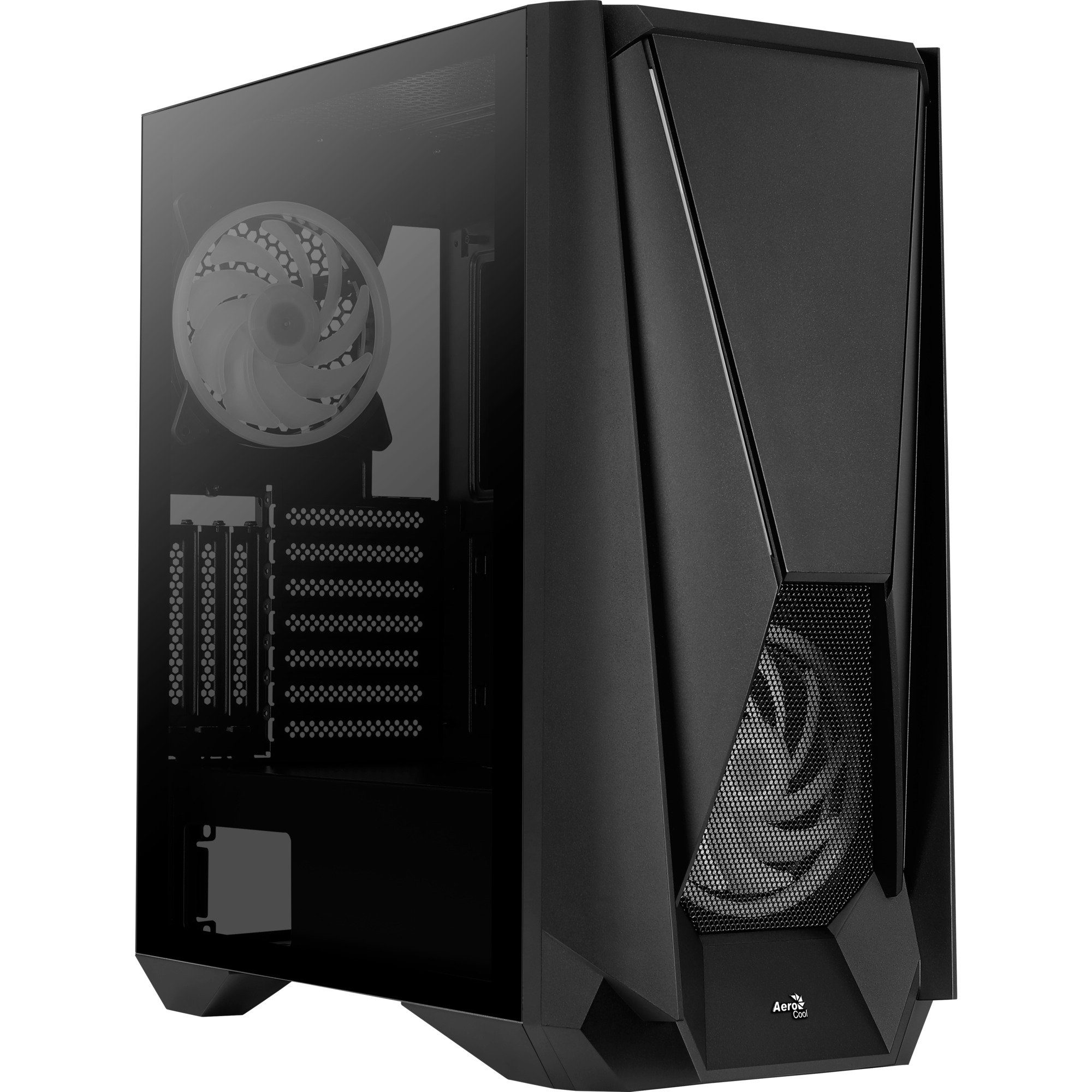 Aerocool PC-Gehäuse Aerocool Visor, Tower-Gehäuse, (Tempered Glass)