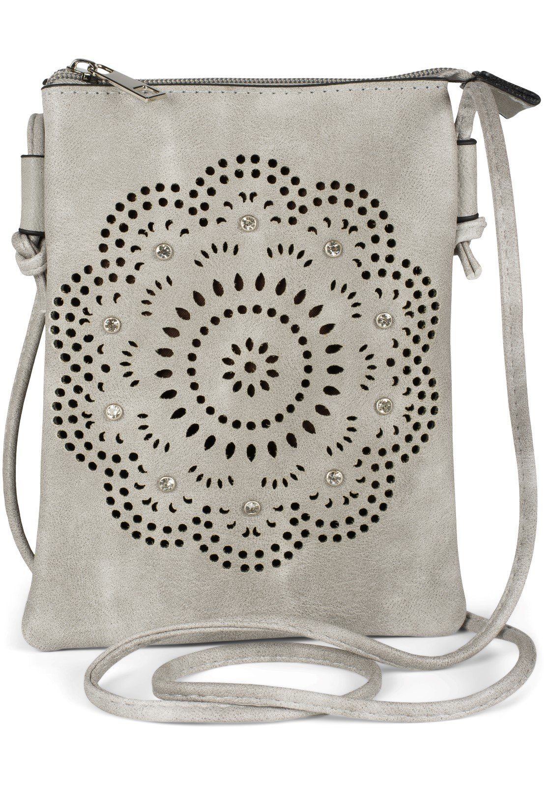 styleBREAKER Mini Bag Mini Umhängetasche Blumen günstig online kaufen