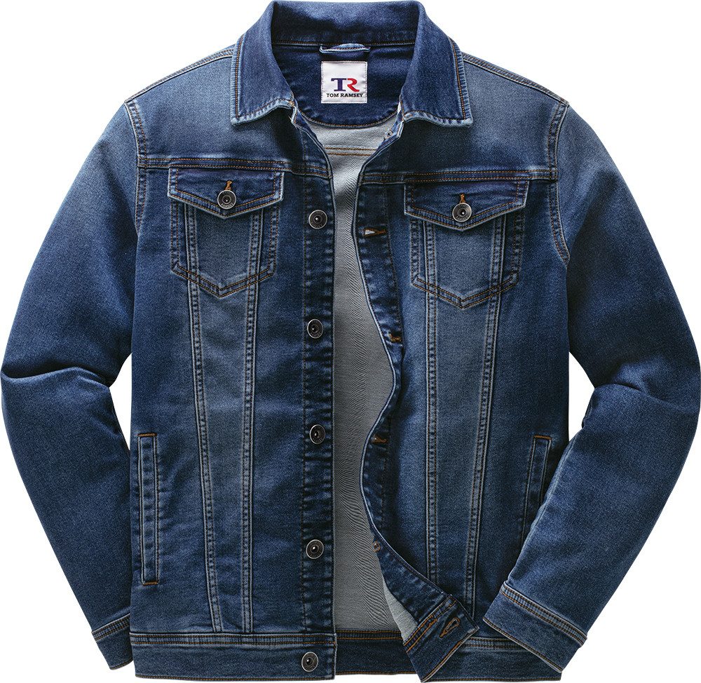 Tom Ramsey Jeansjacke Sportlich-modernes Design sitzt bequem dank Elasthan – Bild 5 von 5