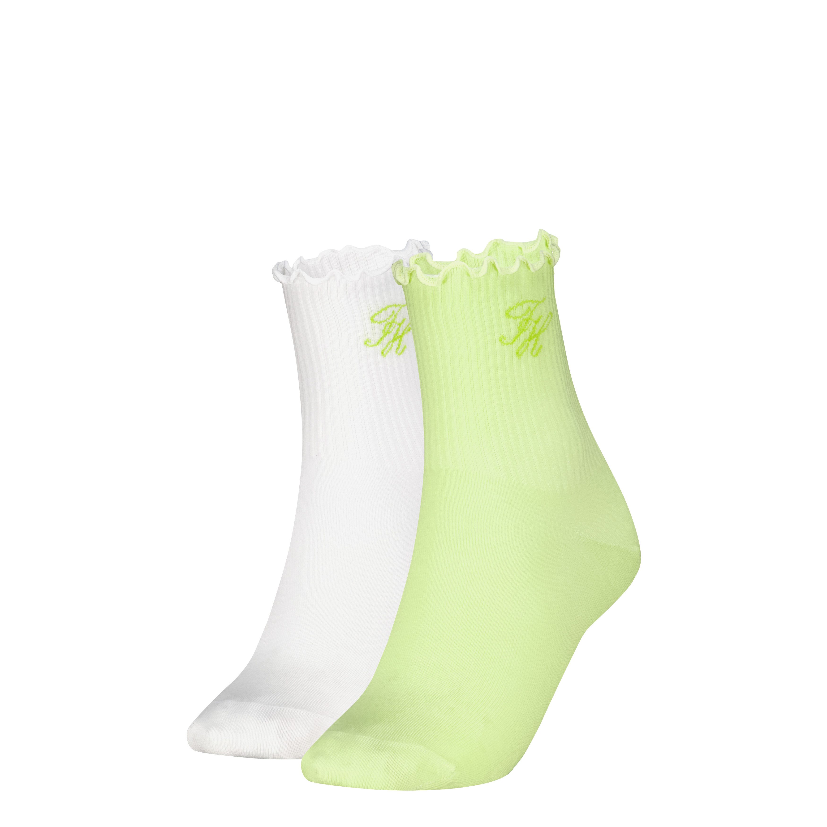 Tommy Hilfiger Kurzsocken TH WOMEN SHORT SOCK 2P REFINED MONOGRAM (2 Paar) günstig online kaufen