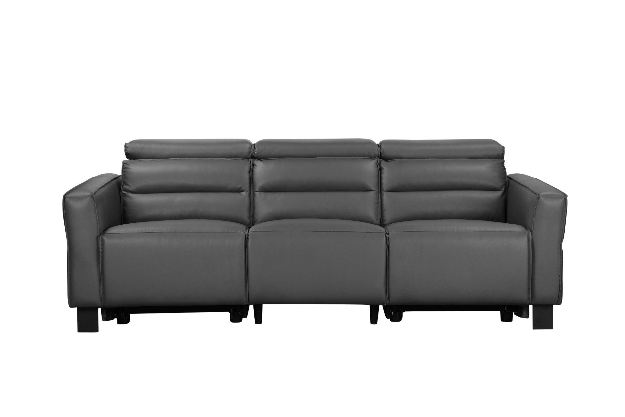 Places of Style 3-Sitzer Carpari, 224cm, manuelle od. elektrische Relaxfunktion in 2 Sitzen, mit USB, Kopfteilverstellung, Echtleder, Kunstleder, Webstoff