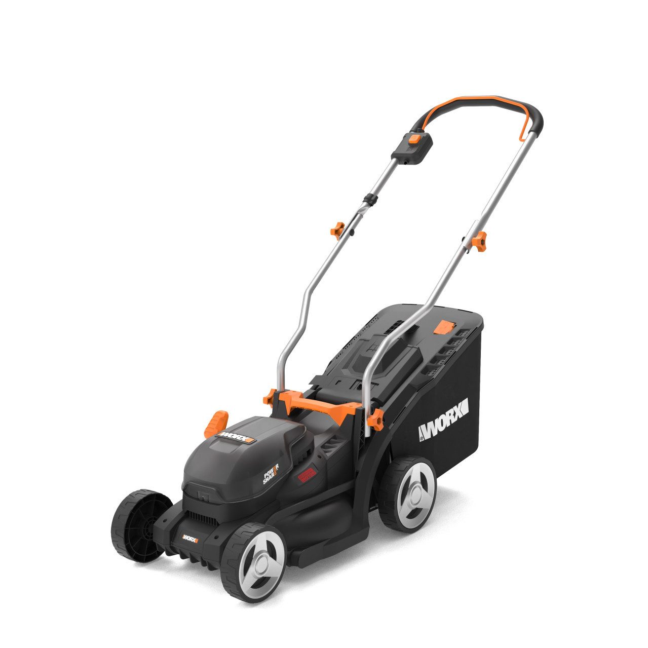 Worx Akkurasenmäher Worx Akku-Rasenmäher WP733E 20 V 33 WG733E, Mit Akku + Ladegerät Radantrieb
