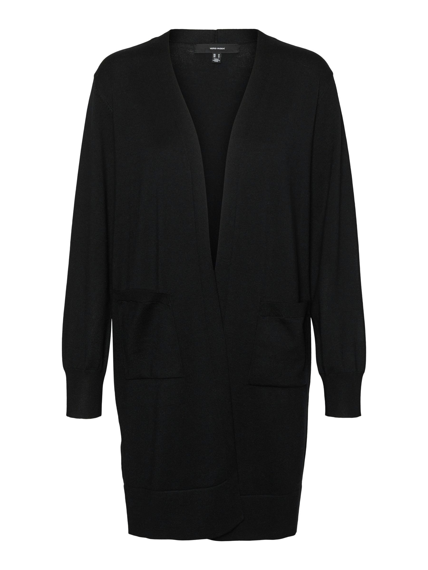 Vero Moda Cardigan Cardigan lange Strickjacke loose fit VMSILJE LS OPEN CAR günstig online kaufen