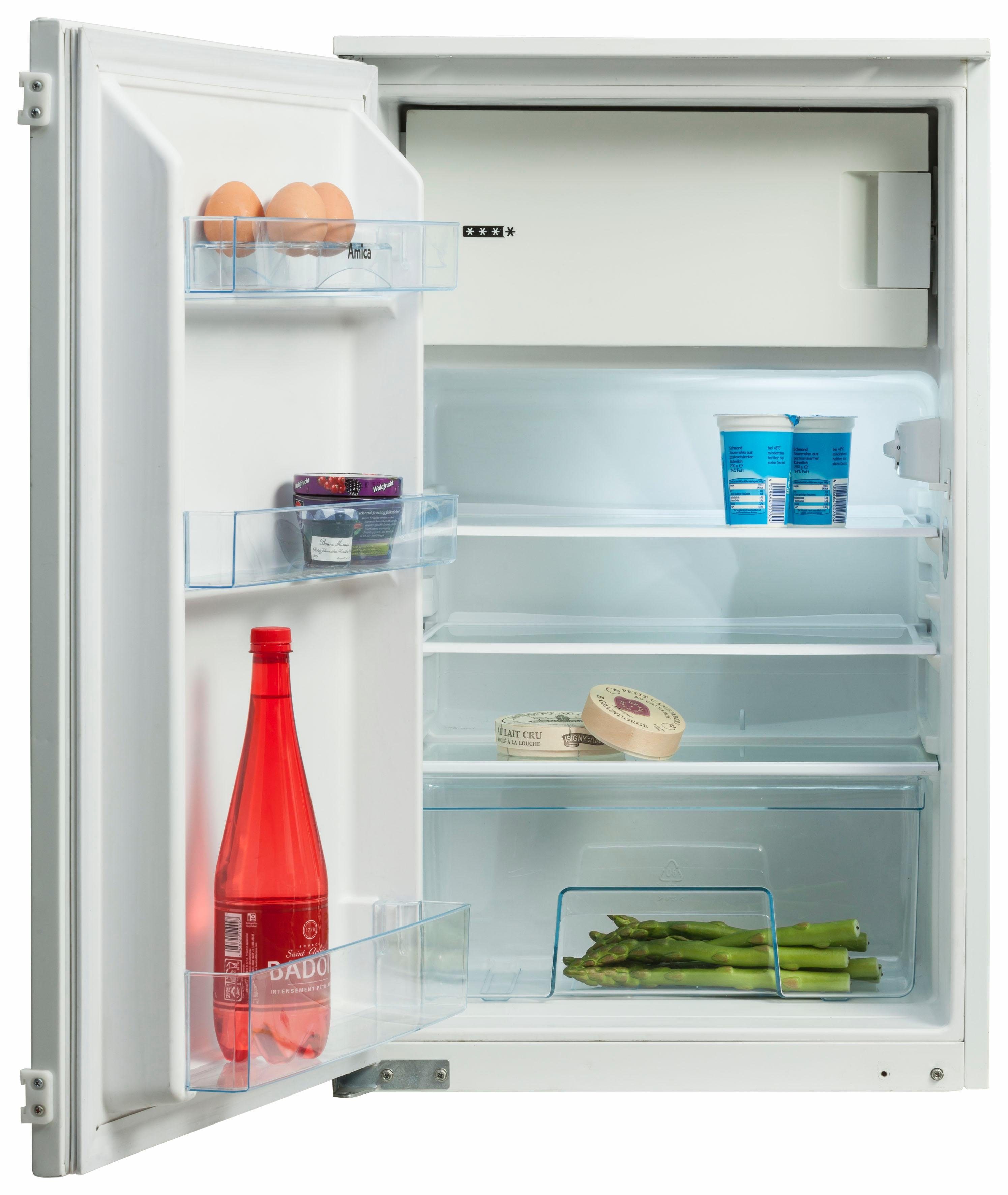 wiho Küchen Küchenzeile weiß cm Front: mit Playa 310 matt E-Geräten, Grau Glanz, Arbeitsplatte Weiß Cali, | Breite Korpus: weiß