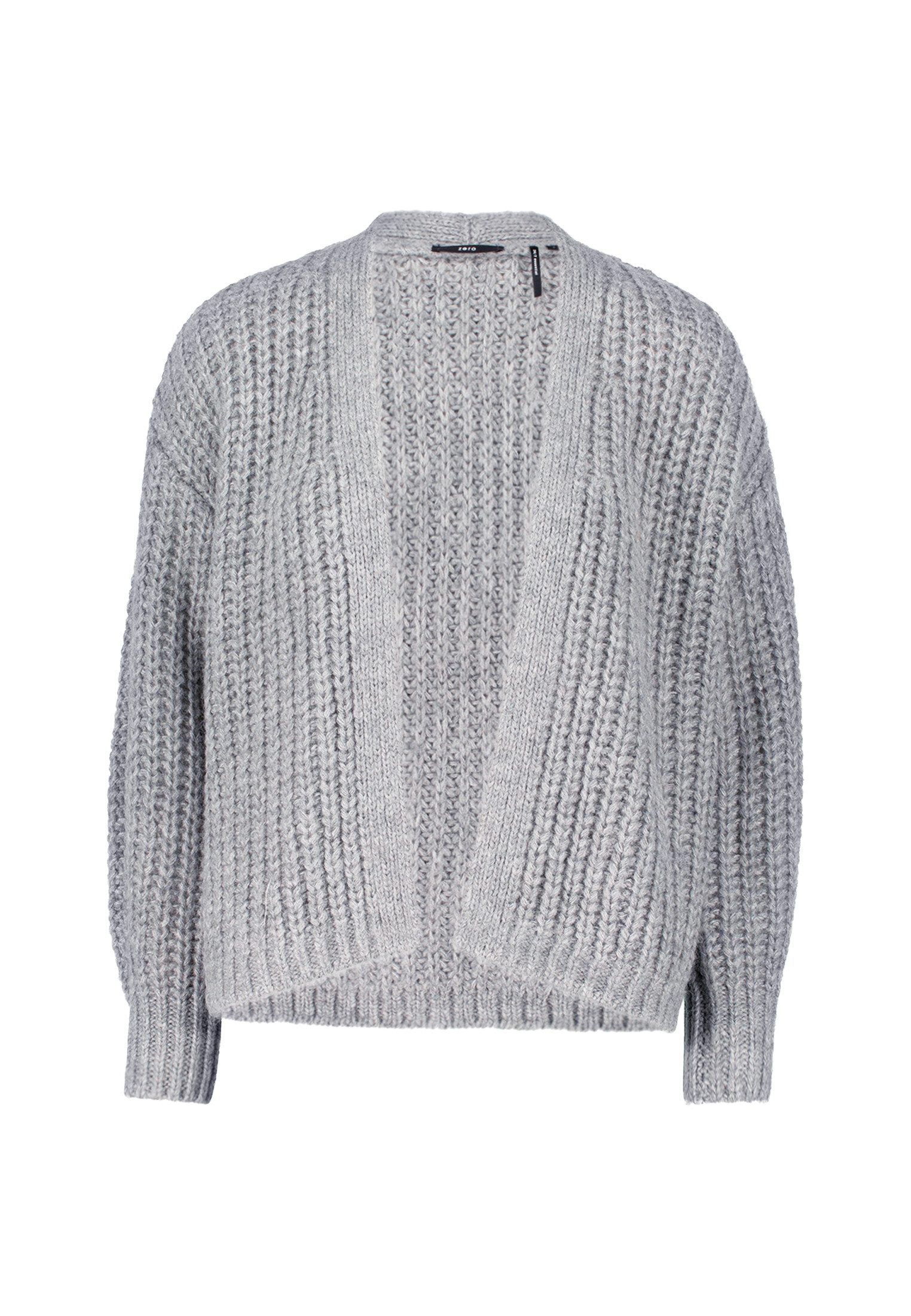 Zero Strickjacke Damen offener Style (1-tlg) Plain/ohne Details