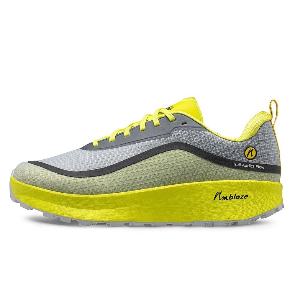 Joe Nimble Addict Flow Trail gelb/grau Herren Laufschuh