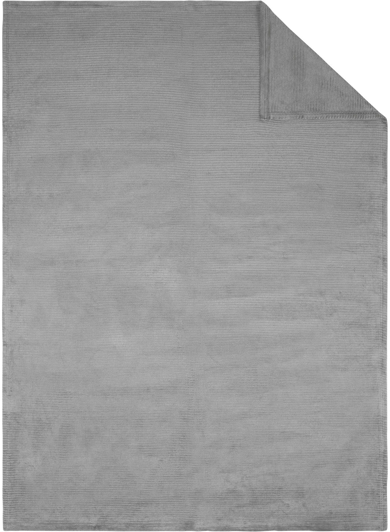 Wohndecke Wohndecke Cordoba, IBENA, Mit trendiger Cord-Struktur, made in Germany