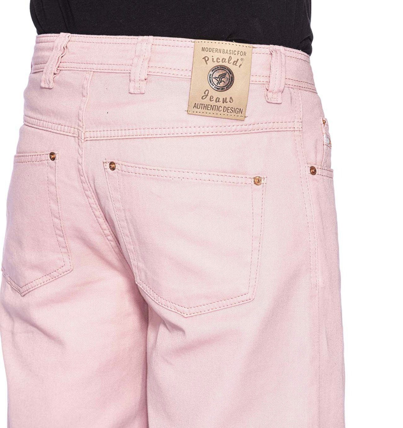 Chinoshorts Jeans Strandhose 472 PICALDI Sommerhose, Zicco Shorts Hose, Kurze Pink