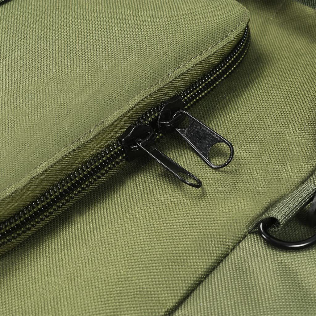 L Armee-Stil 90 Seesack 3-in-1 Packsack vidaXL Olivgrün