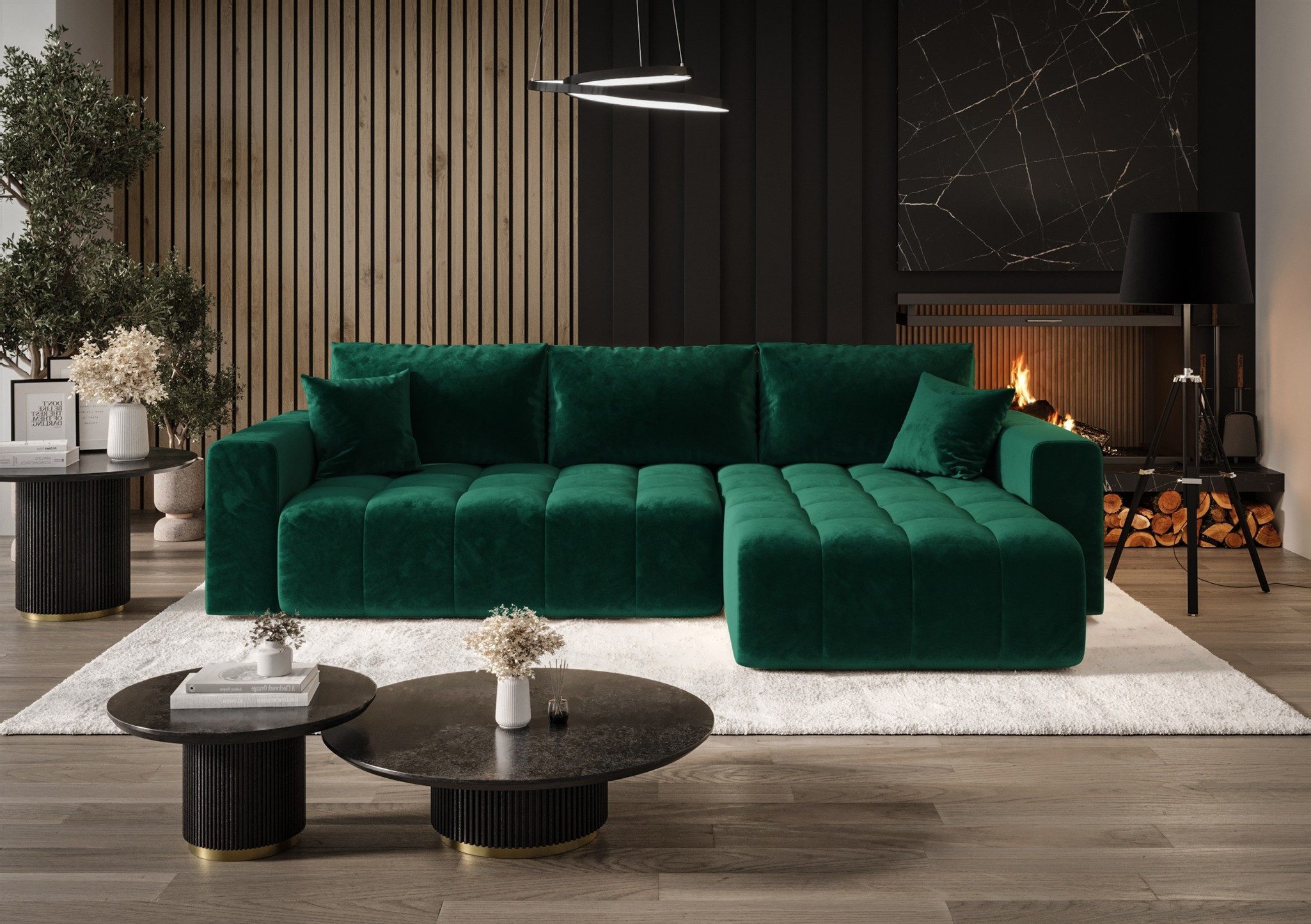 Fun Möbel Ecksofa Sofa Schlafsofa CAMILA günstig online kaufen