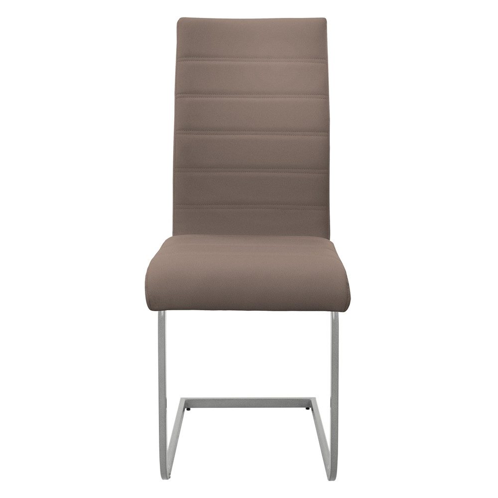 ML-DESIGN Stuhl Esszimmerstühle Schwingstühle mit Rückenlehne Design Küchenstühle (2 St), Polsterstuhl Freischwinger 2er Set Küchenstuhl bis 120kg Kunstleder – Bild 2 von 5